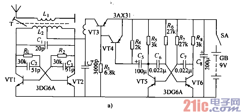 6.收音機(jī)無線遙控電路a.gif