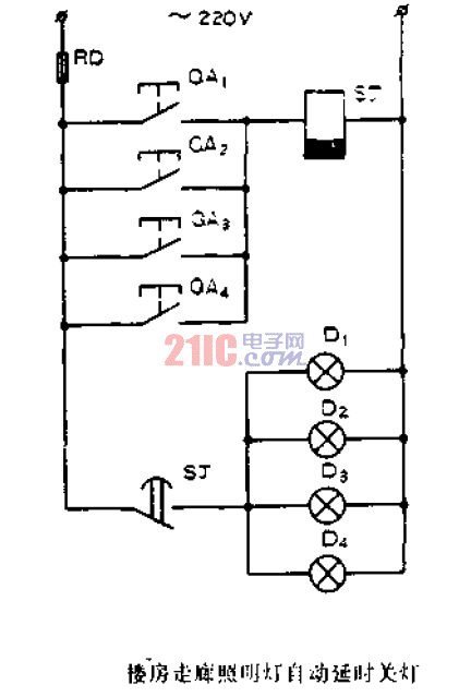 樓房走廊照明燈自動(dòng)延時(shí)關(guān)燈.gif