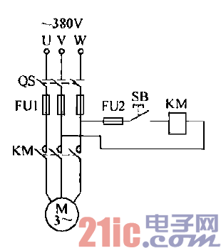 1.三相異步電動機電動控制電路.gif