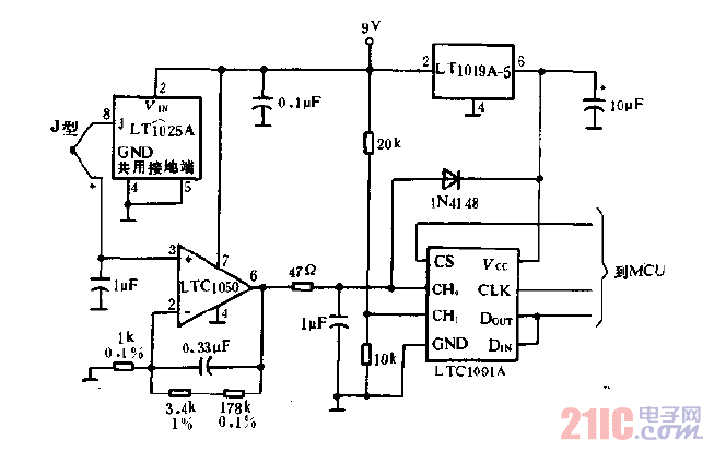 帶電源電力不足檢測的爐子排氣溫度監(jiān)測器電路圖.gif