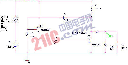 簡單升壓電路圖