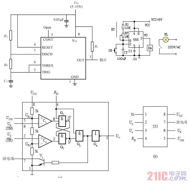 NE555引腳圖及ne555電路應(yīng)用.jpg
