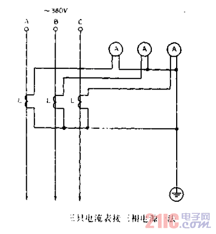 三只電流表接三相電源法.gif