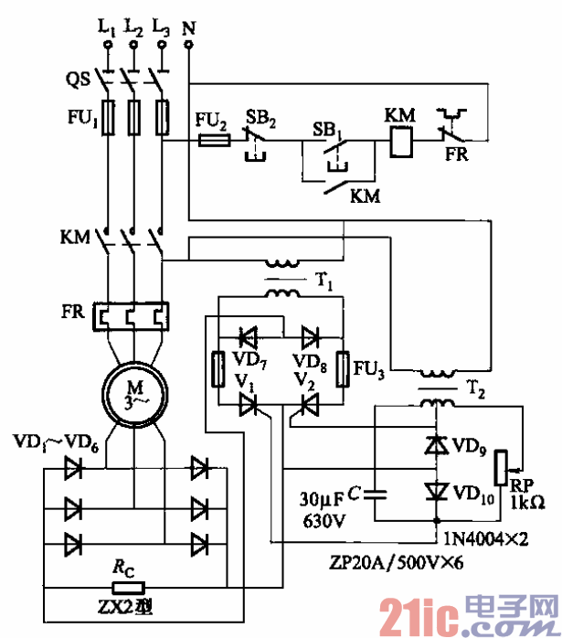171.采用輔助電源的無級調(diào)速電路.gif