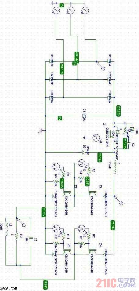 超音頻感應(yīng)加熱電源電路圖.jpg